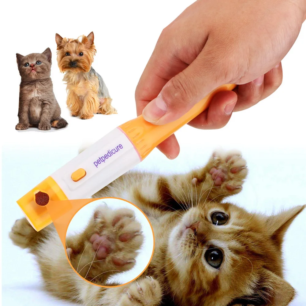 Moedor de Unhas Elétrico para Cães e Gatos com 3 Lixas Substituíveis - Imagem 4