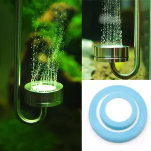 difusor co2 para aquário de aço inoxidável