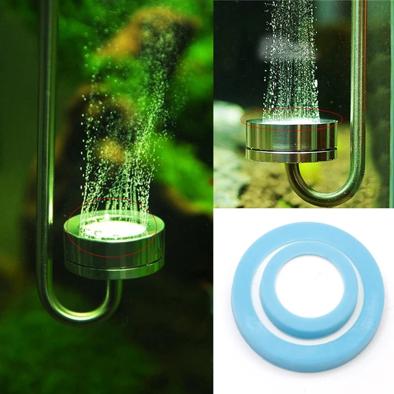 difusor co2 para aquário de aço inoxidável