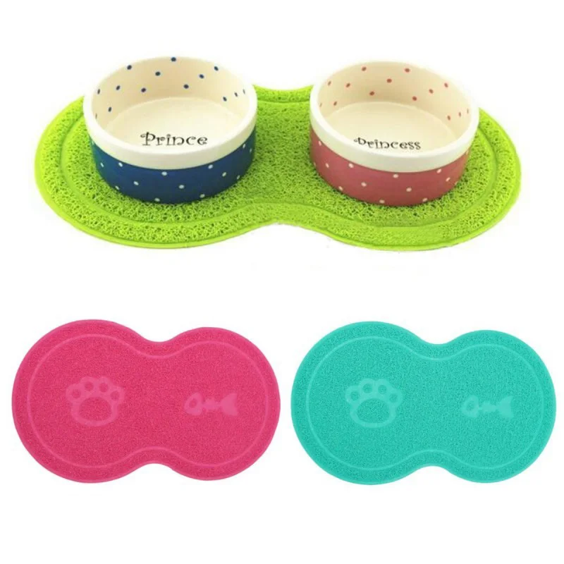 Tapete de Alimentação para Cães e Gatos de PVC Impermeável 45x26 cm - Image 6