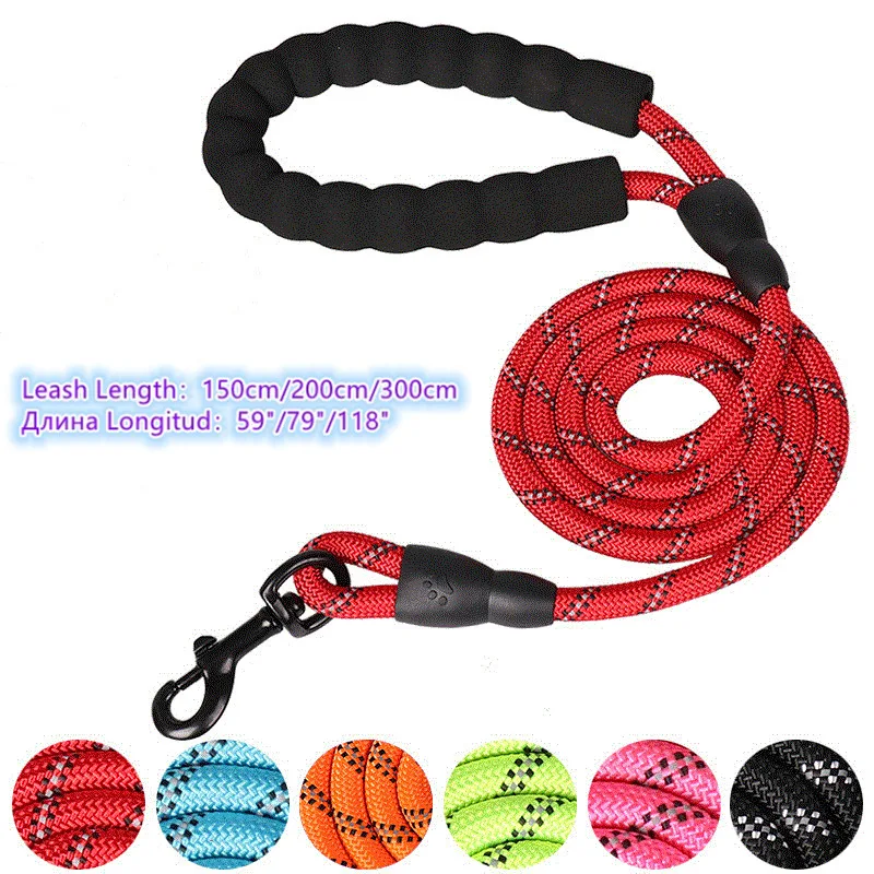coleira reflexiva para cães de nylon