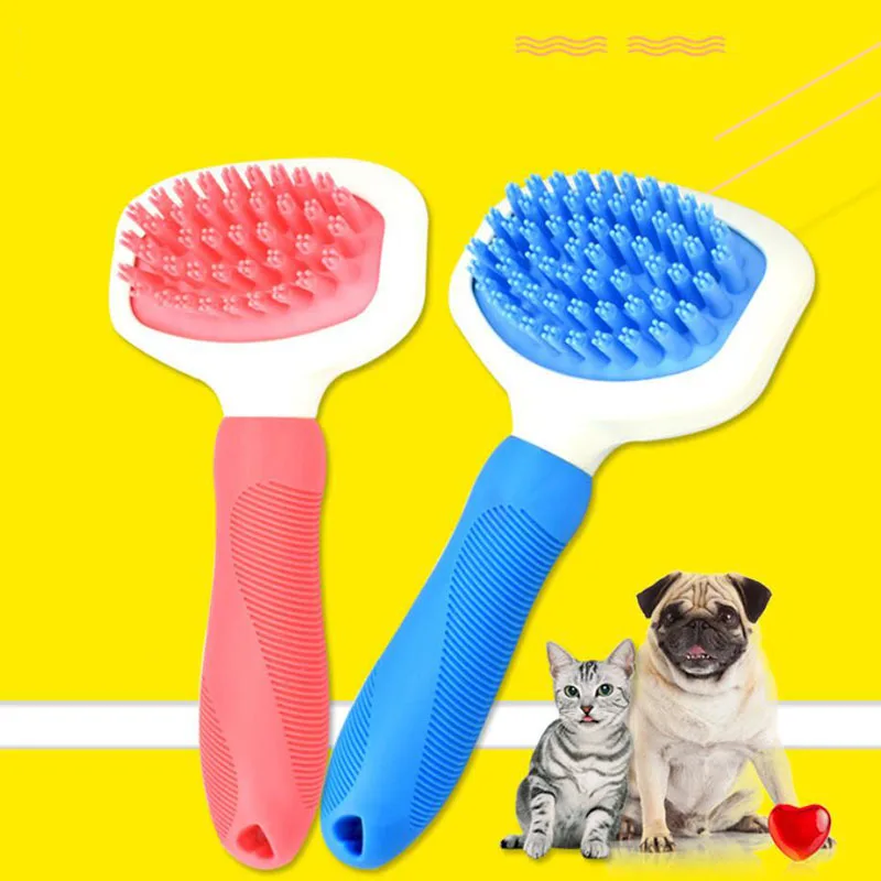 pente de silicone para banho de cães e gatos