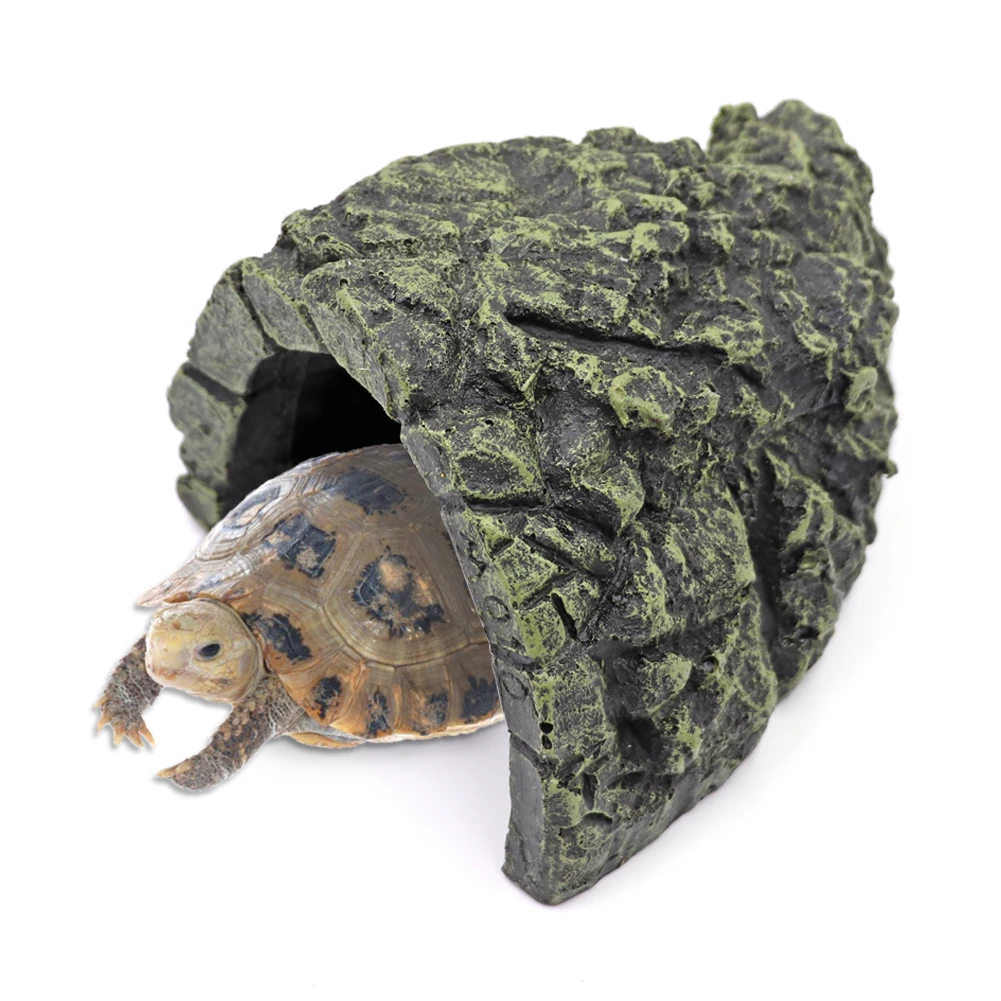 Caverna para Aquário Cichlid de Resina Não Tóxica Grande 14 cm - Imagem 2