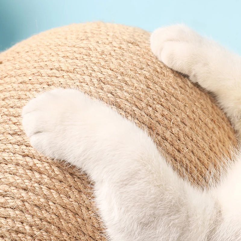 Brinquedo Arranhador para Gatos de Sisal e Madeira com Bola - Imagem 5