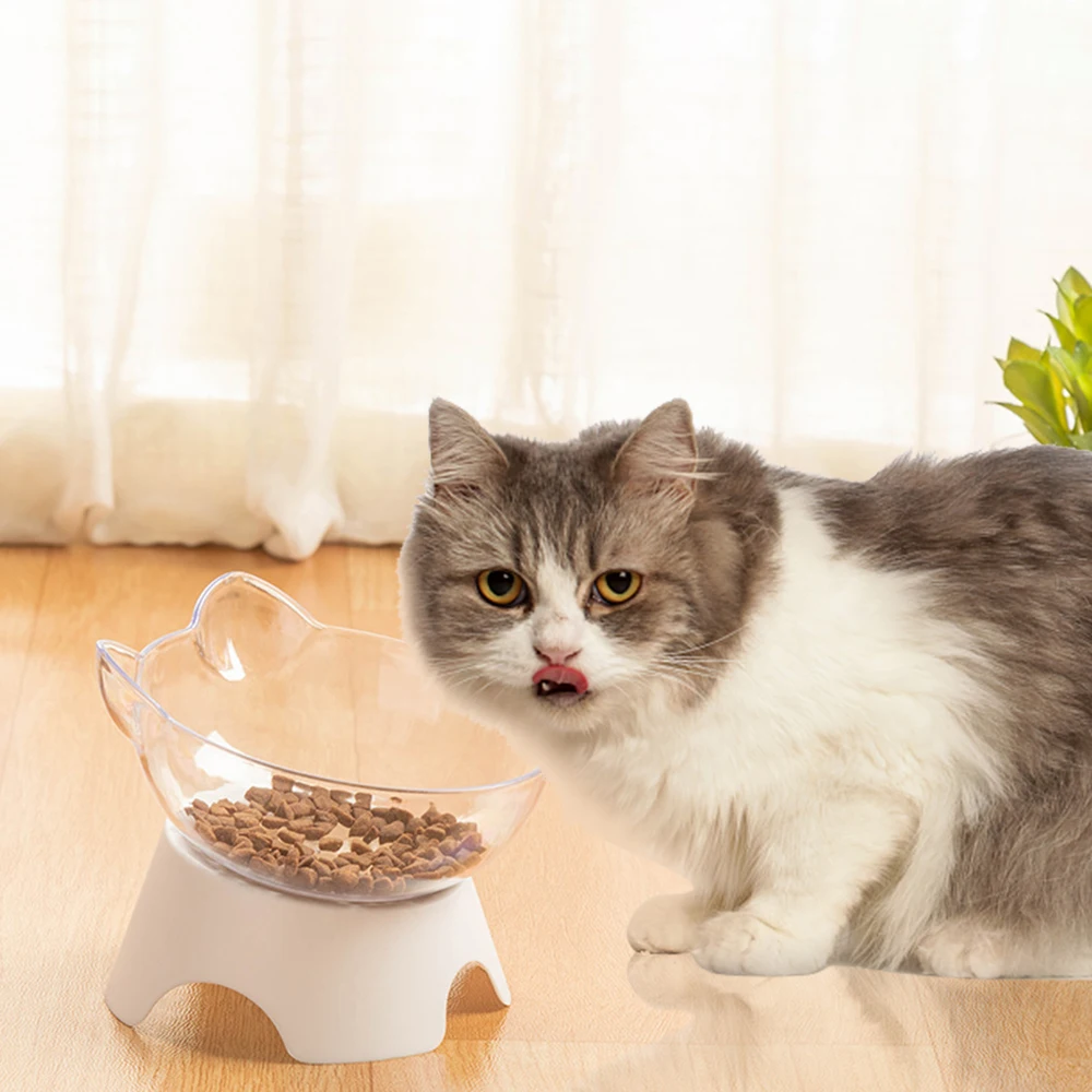 Tigela Dupla para Gatos e Cães de Plástico com Base Antiderrapante - Imagem 3