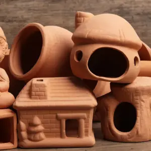 caverna de cerâmica para aquário mini