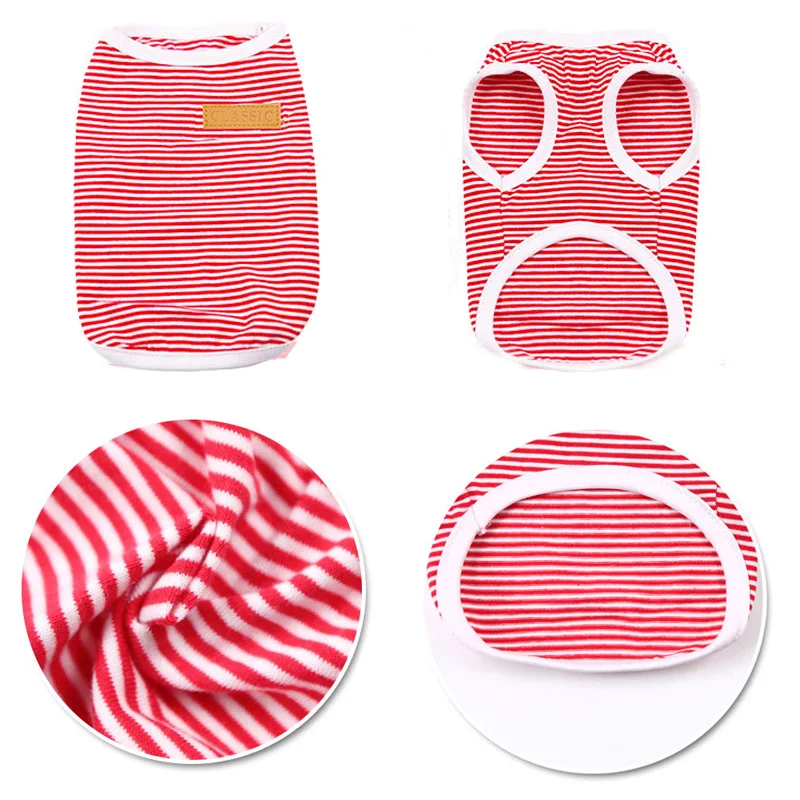 Colete Camisa Clássica para Gatos com Listras - Imagem 5