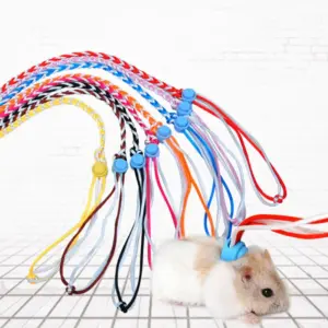 coleira ajustável para hamster