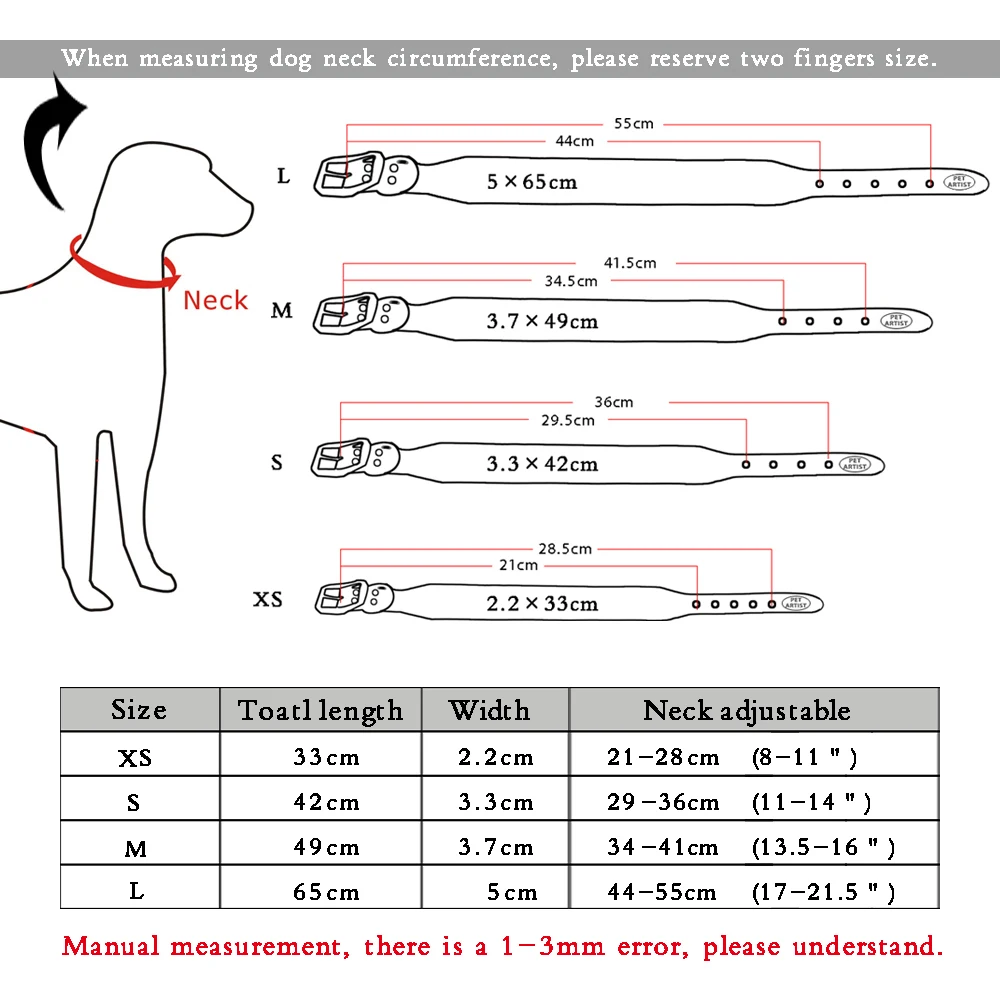 Coleira de Couro para Cães Ajustável com Fivela Resistente - Image 6