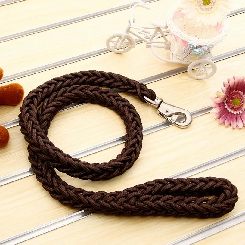 Trela de Malha para Cães Grandes 1,2 m Nylon e Fivela de Ferro - Imagem 6