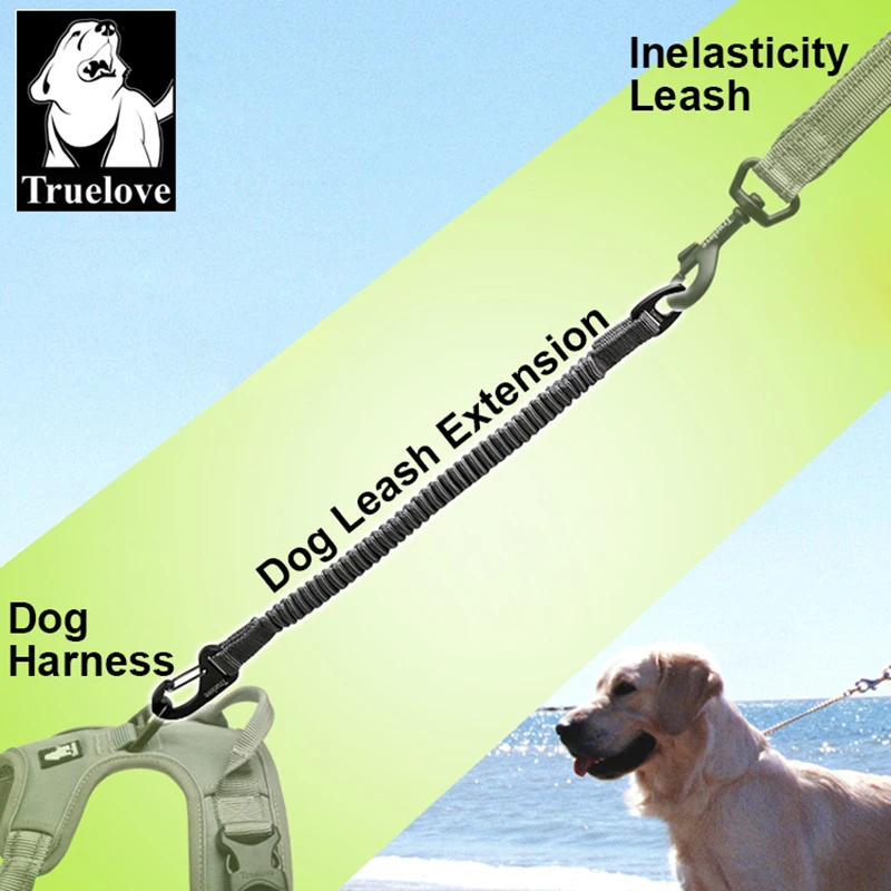 Truelove Guia Elástica para Cães de Nylon Curta com Extensão 37-60 cm - Imagem 6