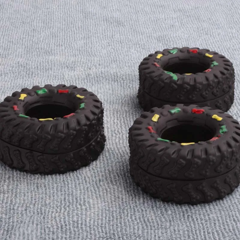 Brinquedo para Cães Pequenos de Borracha com Som e Dispensa Petiscos - Imagem 5