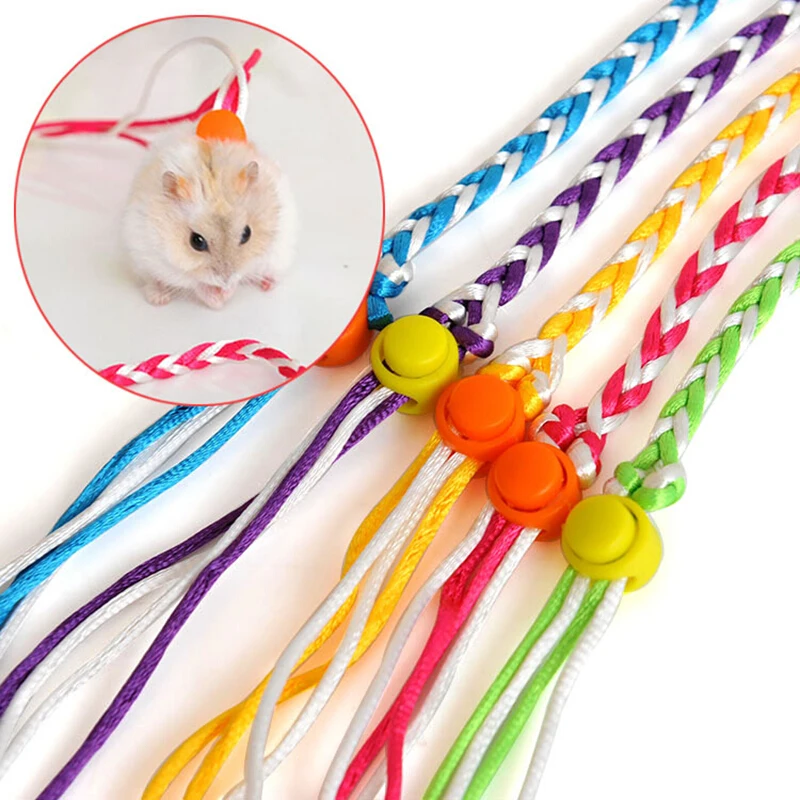 Coleira Ajustável para Hamster de Algodão 1.4m para Passeio - Imagem 2