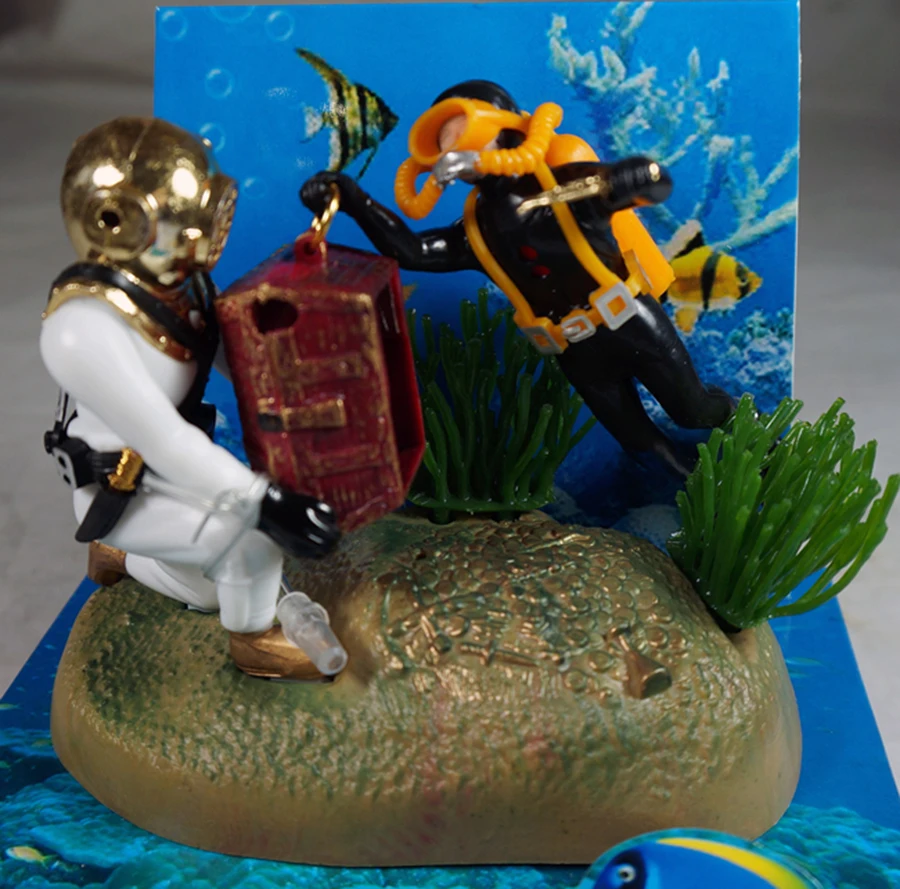 decoração de aquário cabo de guerra