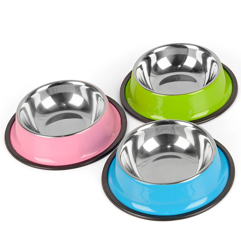 Tigela de Aço Inoxidável para Cães e Gatos de 200ml a 2100ml - Imagem 3