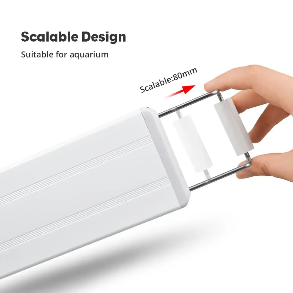 Luminária LED para Aquário 220V com Suporte para Plantas Aquáticas - Imagem 3