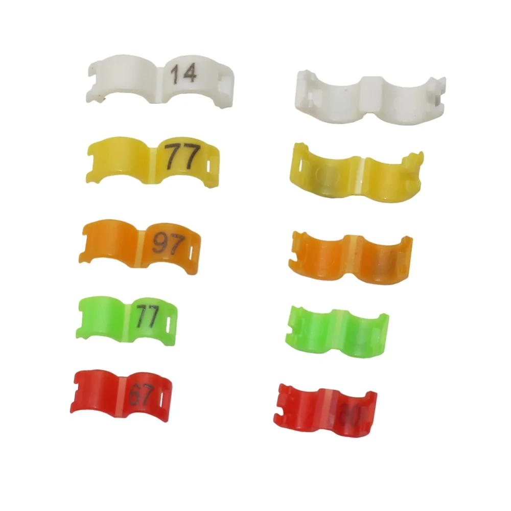 Anel de Identificação para Pássaros de Plástico Colorido com 2.7mm de Diâmetro Interno - Imagem 4