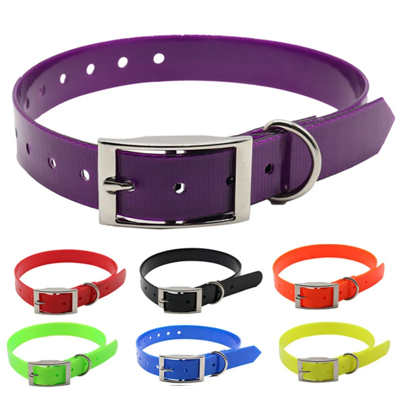 coleira de TPU e nylon para cães
