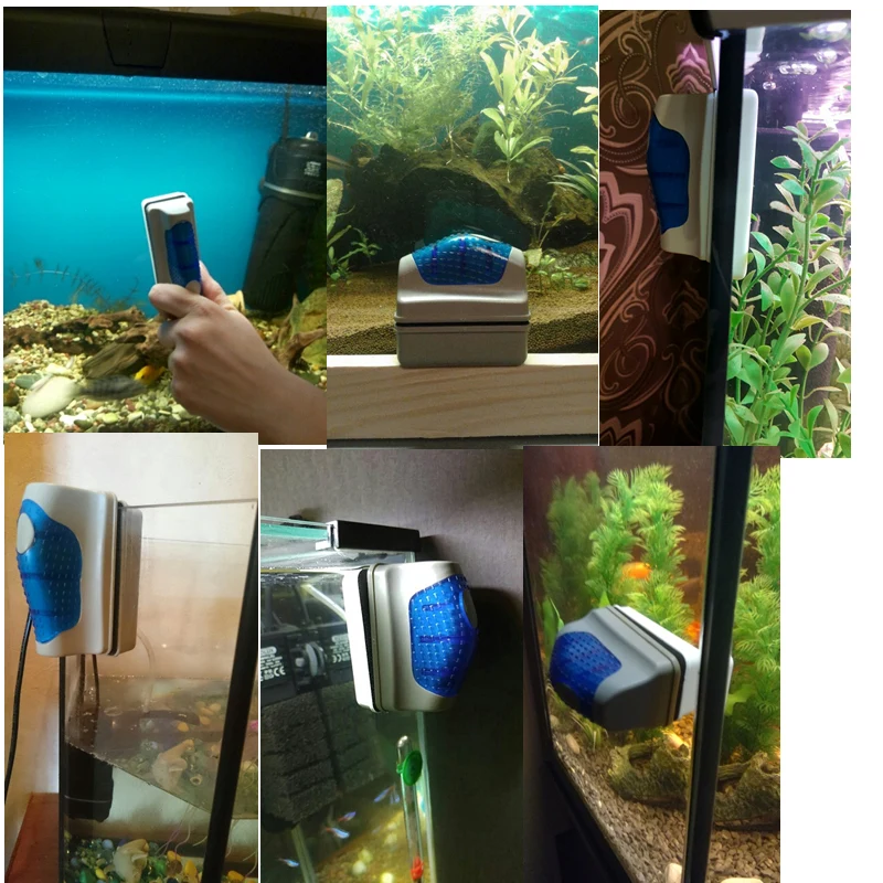 Escova Magnética para Aquário Flutuante com Alça Antiderrapante - Imagem 5