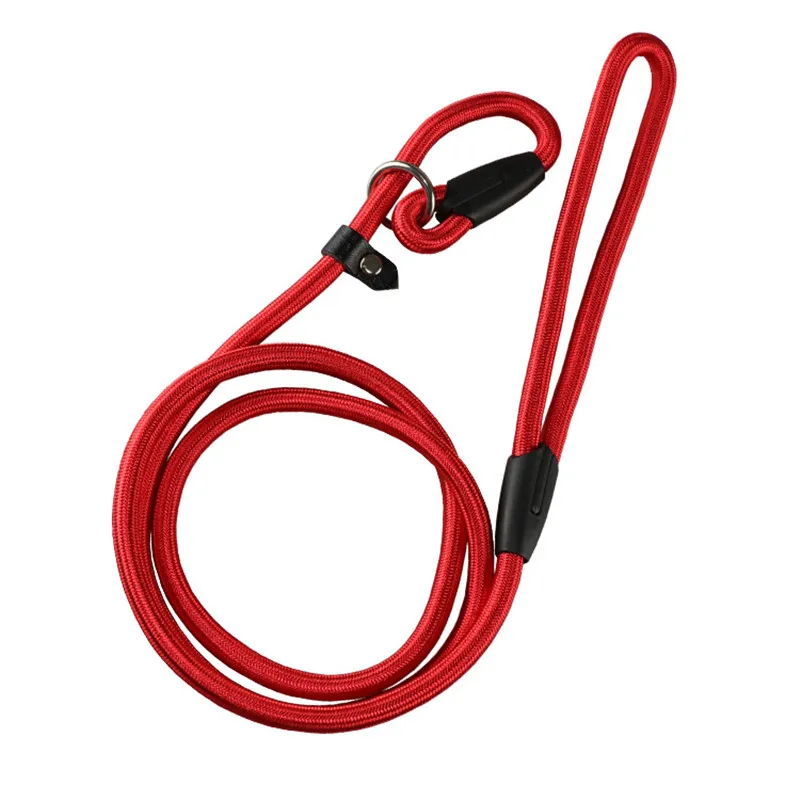Coleira e Guia Redonda de Nylon para Cães Pequenos 130 cm - Imagem 4