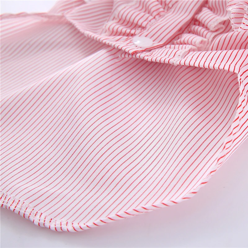 Vestido de Verão para Cães Pequenos e Gatos, Vermelho - Imagem 6
