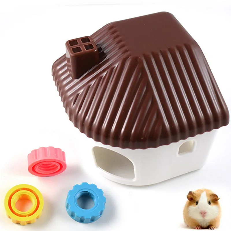 Casa Gaiola para Hamster Plástico 11 cm Montável Colorida - Image 2