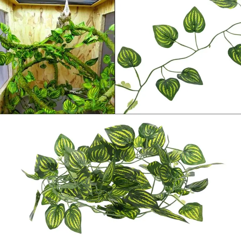 videira artificial para terrário de répteis