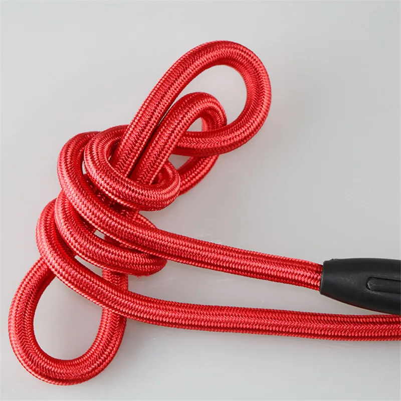 Coleira e Guia Redonda de Nylon para Cães Pequenos 130 cm - Imagem 5