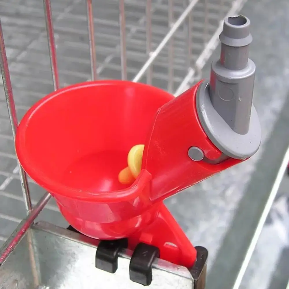 Bebedouro Automático para Aves Galinhas Codorna com Válvula Amarela - Imagem 6