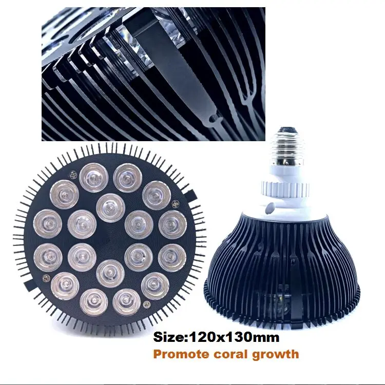 Lâmpada LED para Aquário de Recifes 18W, Espectro Completo para Tanques de 40-90 cm - Imagem 6