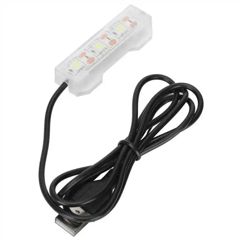 Luminária LED para Aquário Pequeno de Mesa 6x2 cm Leve e Fácil de Usar - Imagem 4