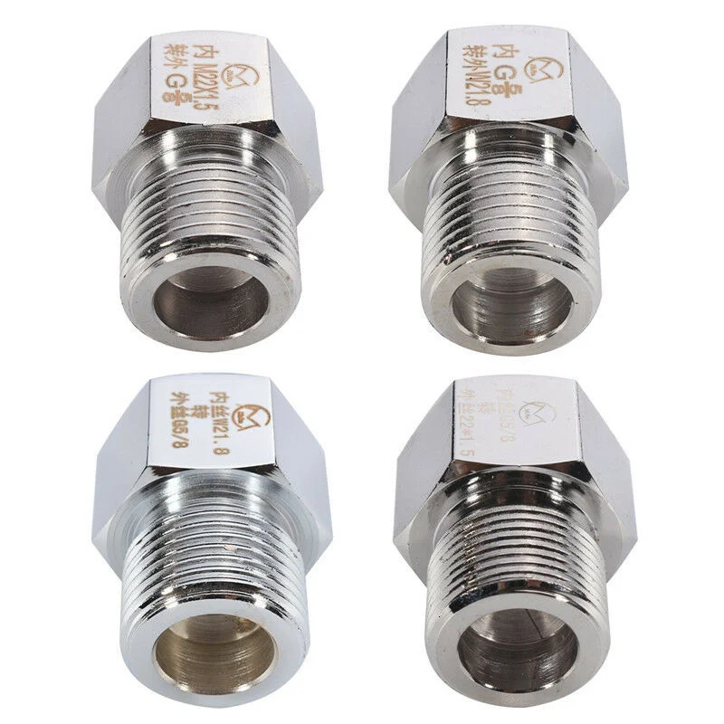Adaptador CO2 para Aquário Cromado W21.8 para G5/8 com Vedação - Imagem 3