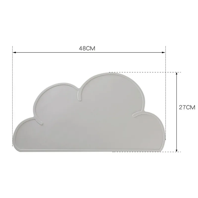 Tapete de Silicone para Comedouro de Cães e Gatos 48x27 cm Lavável - Image 2