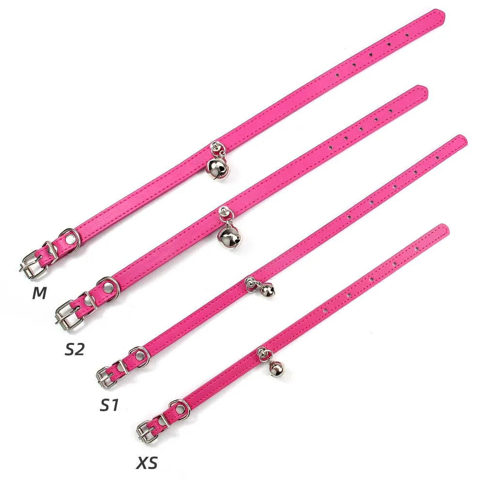 Coleira para Gatos e Filhotes de Couro PU com Fivela de Aço Inoxidável - Imagem 4