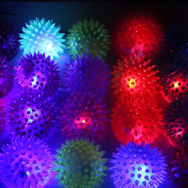 Bola de Brinquedo para Cães e Gatos com LED, 6 cm, 5 Peças - Imagem 6