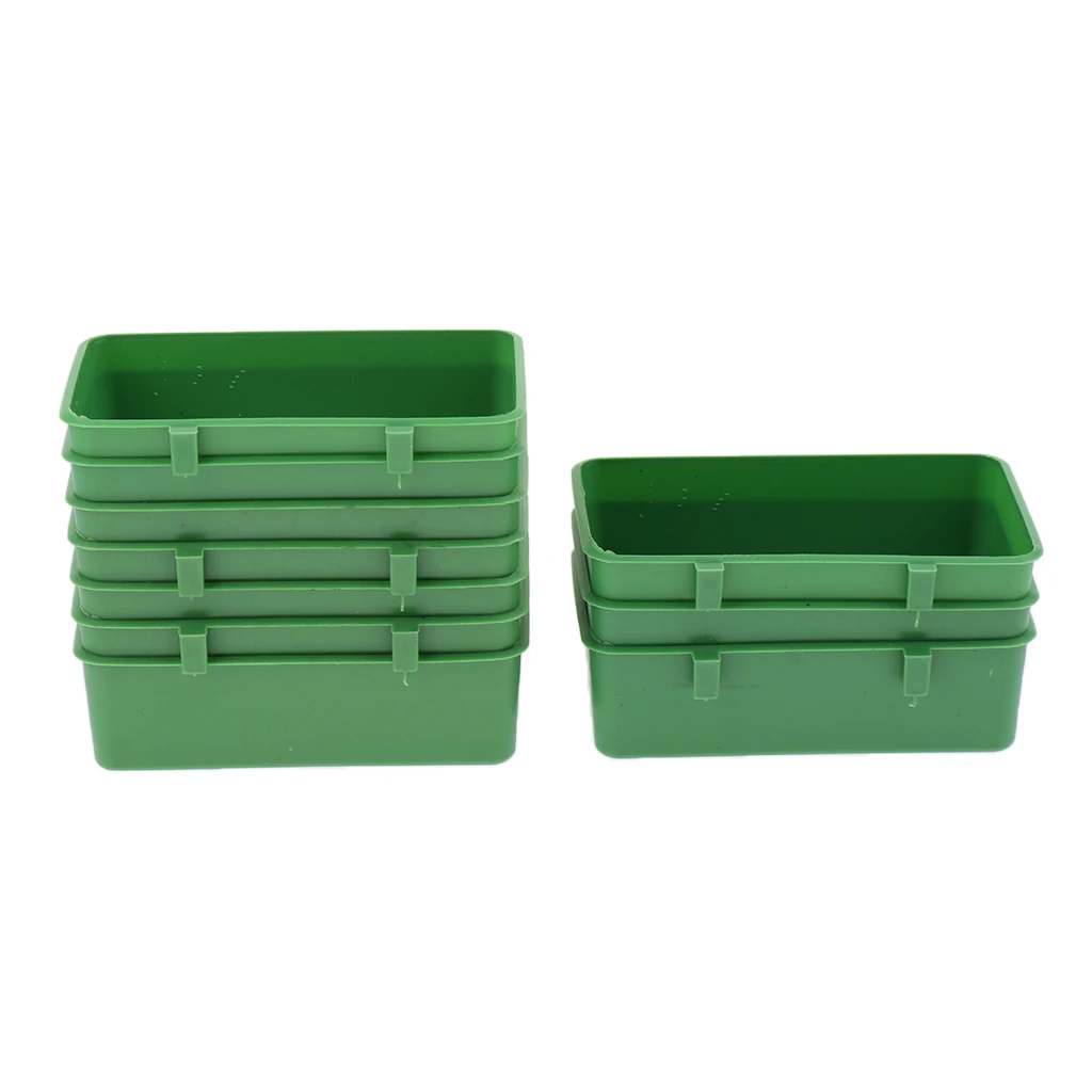 Comedouro para Pássaros de Plástico Verde com Encaixe na Gaiola - Imagem 6
