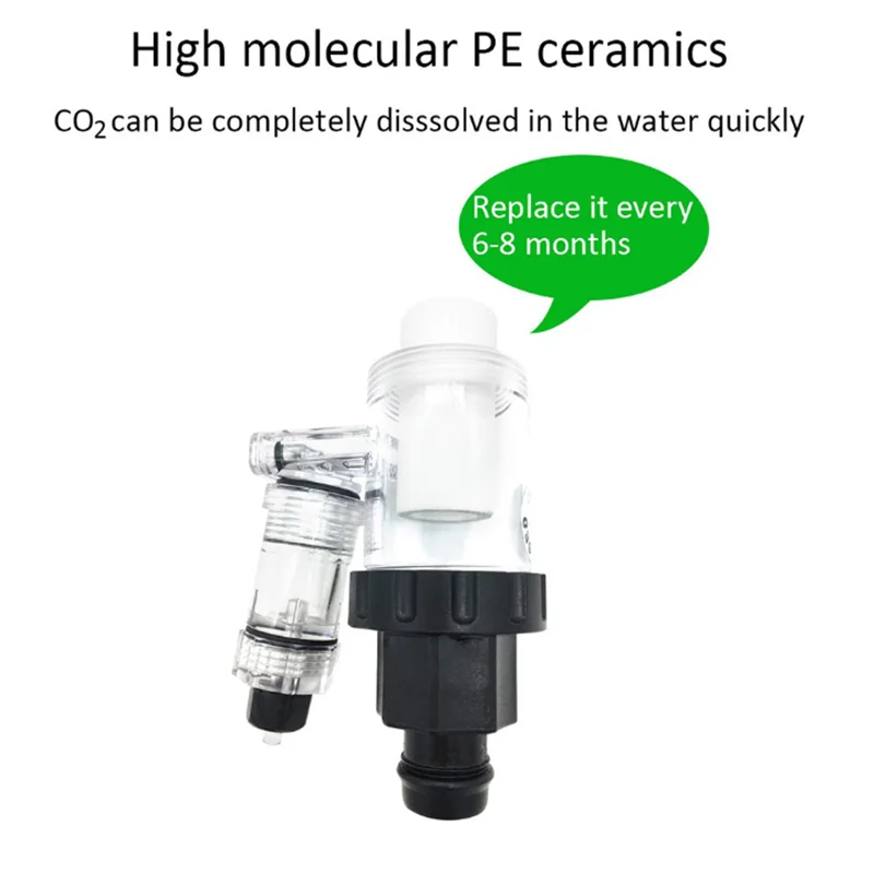 Difusor CO2 Externo para Aquário de Plantas com Adaptadores de Tubo - Image 2
