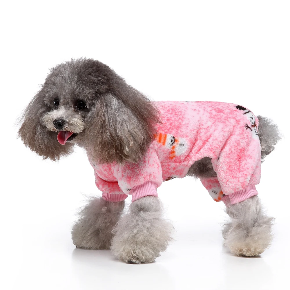 Pijama Macacão para Cães Pequenos de Fleece para o Inverno - Imagem 3