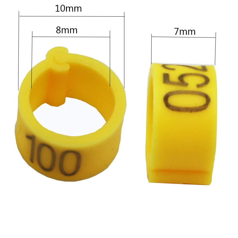 Anel de Identificação para Pombos 8mm com Número para Treinamento - Imagem 6
