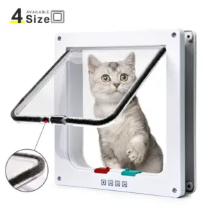 porta para cães e gatos com 4 modos de bloqueio