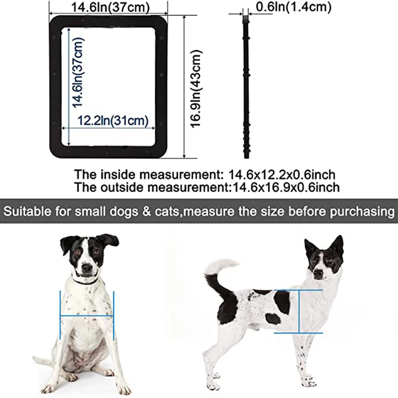 Porta de Tela para Cães e Gatos com Fechamento Magnético Automático - Imagem 3