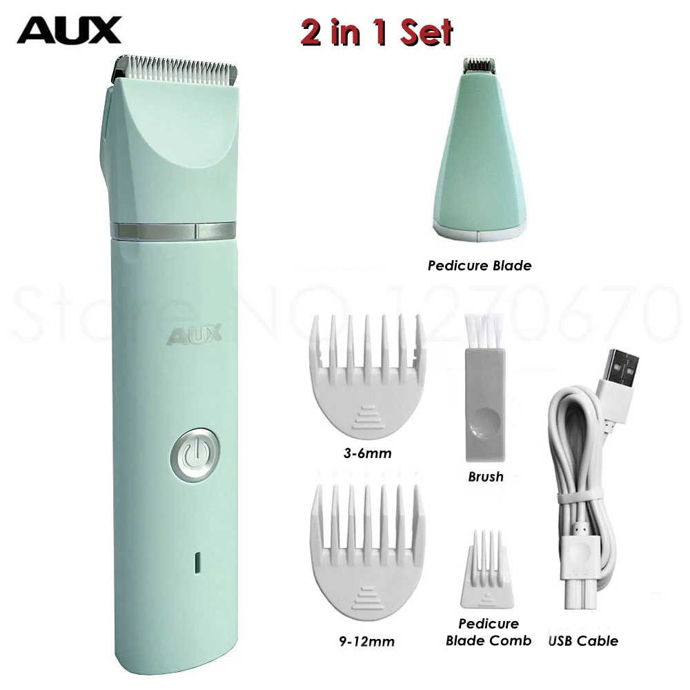 Aparador de Pelos e Moedor de Unhas para Cães e Gatos Recarregável USB - Image 3
