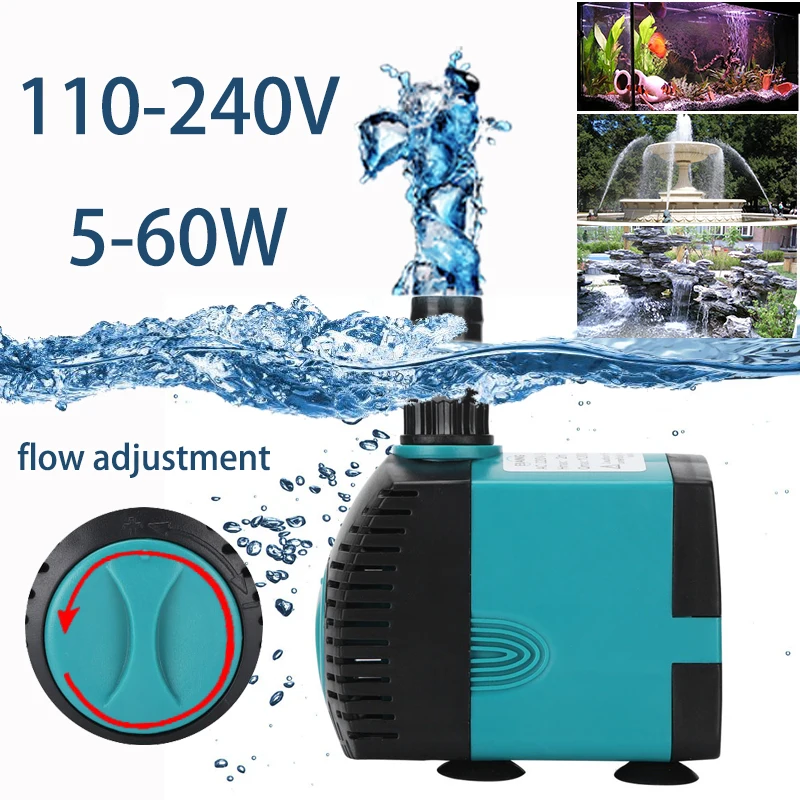 bomba submersível para aquário