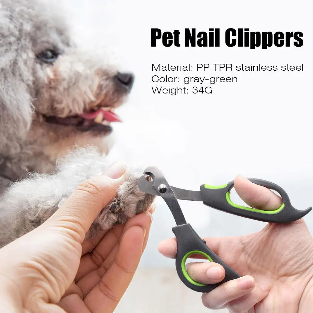 Cortador de Unhas para Cães e Gatos Pequenos de Aço Inoxidável com Cabo Antiderrapante - Imagem 4