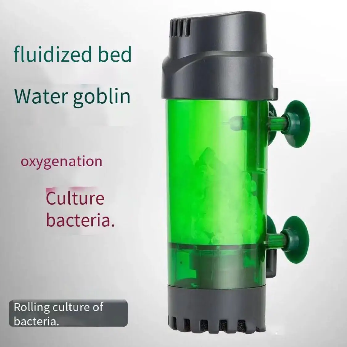 Filtro de Leito Fluidizado para Aquário com Oxigênio e Mídia Filtrante - Imagem 3