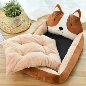 cama sofá para cães e gatos pequenos lavável