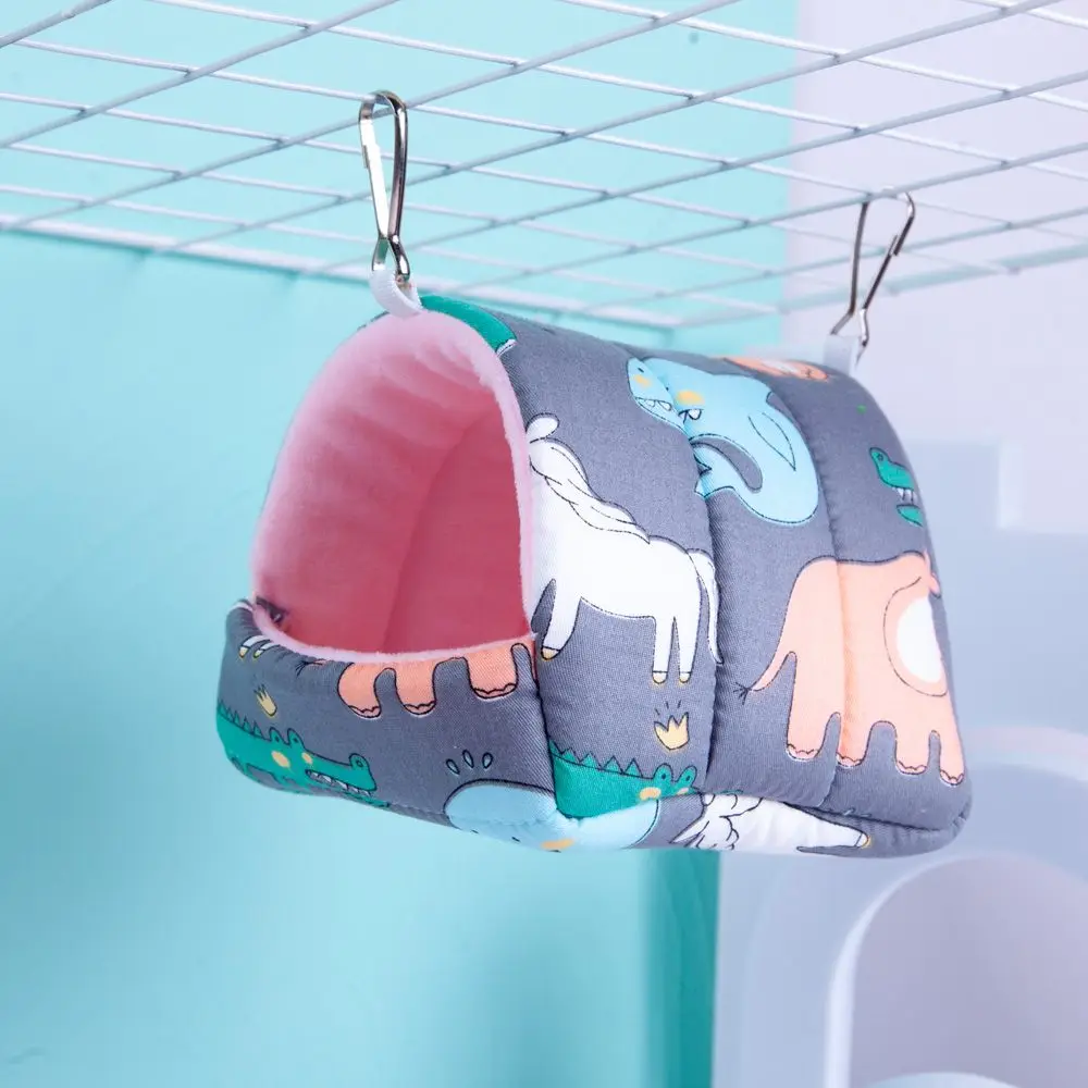 Ninho Casa para Hamster e Esquilo de Flanela com 8x8 cm - Imagem 5