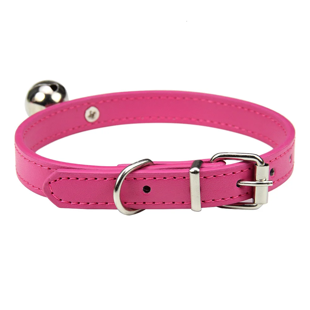Coleira para Gatos e Filhotes de Couro PU com Fivela de Aço Inoxidável - Imagem 2
