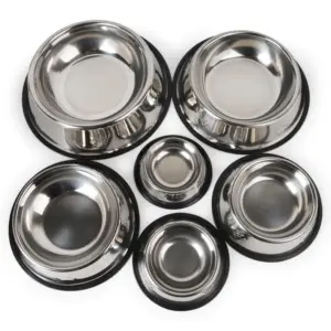 comedouro inox antiformiga para cães e gatos