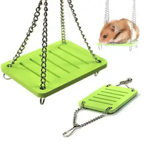balanço suspenso para hamster e pássaros